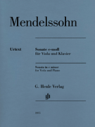 Sonata in C Minor Viola and Piano