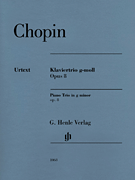 Frédéric Chopin – Piano Trio in G minor, Op. 8 Score and Parts