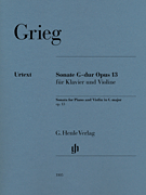 Violin Sonata in G Major, Op. 13 Violin and Piano