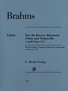 Trio in A Minor, Op. 114 – Revised Edition for Piano, Clarinet (Viola) and Cello