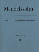 Felix Mendelssohn – Venetian Gondola Songs Piano