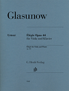 Élégie Op. 44 Viola and Piano with marked and unmarked string part