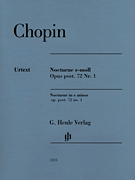 Nocturne in E Minor Op. Post. 72, No. 1 Edition with Fingering