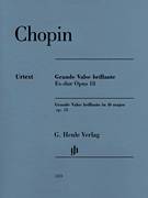 Grande Valse Brillante E-flat Major Op. 18 Edition with Fingering