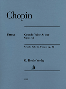 Grande Valse A-flat Major Op. 42 Edition with Fingering