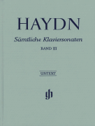 Complete Piano Sonatas, Volume III Revised Edition with Fingering by 11 Pianists
