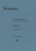Four Songs Op. 27 Low Voice