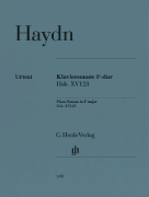 Piano Sonata F Major Hob. XVI:23 Piano Solo<br><br>Revised Edition