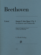 Cello Sonata in F Major, Op. 5, No. 1 Cello and Piano