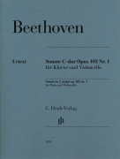 Cello Sonata in C Major, Op. 102, No. 1 Cello and Piano