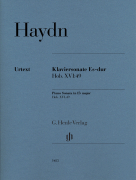 Piano Sonata In E-flat Hob. Xvi:49 for Piano