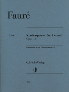Piano Quartet No. 1 in C Minor, Op. 15 Score and Parts
