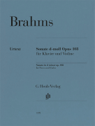 Violin Sonata D Minor Op 108 for Violin and Piano