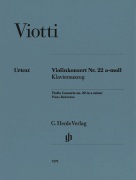 Violin Concerto No. 22 in A Minor Violin and Piano<br><br>Marked and Unmarked String Parts