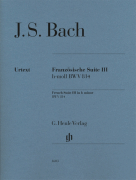 French Suite III in B Minor BWV 814 Revised Edition<br><br>Piano Solo with fingerings