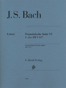 French Suite VI E-Flat Major BWV 817 Revised Edition<br><br>Piano Solo with fingerings