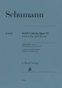 Twelve Poems Op. 35, Set of Songs on Texts by Kerner Medium Voice and Piano