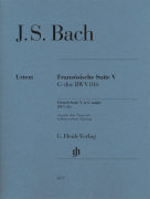 French Suite V in G Major BWV 816 Revised Edition<br><br>Piano Solo Without Fingerings