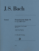 French Suite VI in E Major BWV 817 Revised Edition<br><br>Piano Solo without Fingerings