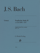 English Suite No. 2 A Minor, BWV 807 Piano Solo with Fingering