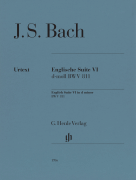 English Suite No. 6 D Minor, BWV 811 Piano Solo with Fingering