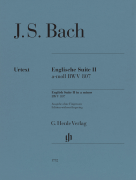English Suite No. 2 A Minor, BWV 807 Piano Solo without Fingering