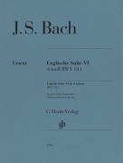 English Suite No. 6 D Minor, BWV 811 Piano Solo without Fingering