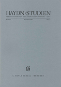 November 1988 Haydn Studies Volume VI, No. 2<br><br>Paperbound