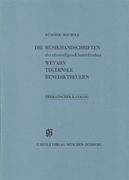 Ehemalige Klosterkirchen Weyarn, Tegernsee und Benediktbeuern Catalogues of Music Collections in Bavaria Vol. 1<br><br>Paperbound