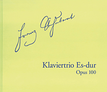 Piano Trio in E-Flat Major, Op. 100 D929 Facsimile of the Autograph