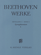 Symphonies I No. 1 and 2 Beethoven Complete Edition, Abteilung I, Vol. 1<br><br>Paperbound