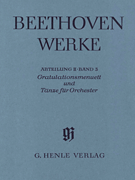 Congratulations Minuet and Dances for Orchestra Beethoven Complete Edition, Abteilung II, Vol. 3<br><br>Paperbound