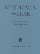 Piano Concertos II No. 4 and 5 Beethoven Complete Edition, Abteilung III, Vol. 3<br><br>Paperbound
