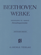 String Quintets Beethoven Complete Edition, Abteilung VI, Vol. 2<br><br>Paperbound