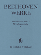 String Quartets Op. 59, 74, 95 Beethoven Complete Edition, Abteilung VI, Vol. 4<br><br>Paperbound