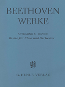 Choral Works with Orchestra Beethoven Complete Edition, Abteilung X, Vol. 2<br><br>Paperbound