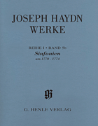 Sinfonias from ca. 1770-1774 Haydn Complete Edition, Series I, Vol. 5B<br><br>Softcover Score