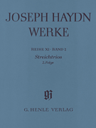 String Trios, 2nd sequence Haydn Complete Edition, Series XI, Vol. 2<br><br>Paperbound Score