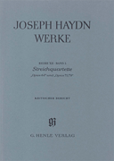String Quartets, Op. 64 and Op. 71-74 Haydn Complete Edition, Series XII, Vol. 5<br><br>Paperbound Score