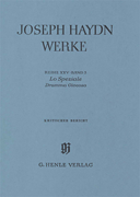 Lo Speziale – Dramma Giocoso Haydn Complete Edition, Series XXV, Vol. 3<br><br>Paperbound Score