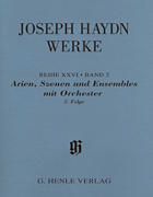 Arias, Scenes and Ensembles with Orchestra, 2 Series Haydn Complete Edition, Series XXVI, Vol. 2<br><br>Softcover Score
