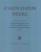 Arrangement of Arias and Scenes of Other Composers, 1st Series Haydn Complete Edition, Series 26, Vol. 3<br><br>Paperbound