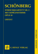 String Quartet No. 2 Op. 10 with Soprano Part Study Score