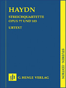 String Quartets – Volume XI Op. 77 and Op. 103 Study Score