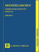 String Quartets Op. 44, No. 1-3 Study Score