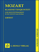 Clarinet Quintet A Major K581 and Fragment K.Anh. 91 (516c) Study Score