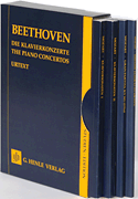 The Piano Concertos No. 1-5 in a Slipcase Study Score