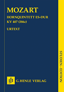 Horn Quintet in E-flat Major KV 407 (386c) Horn, Violin, 2 Violas, and Violoncello
