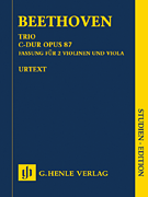 Trio in C Major, Op. 87 Two Violins and Viola<br><br>Study Score